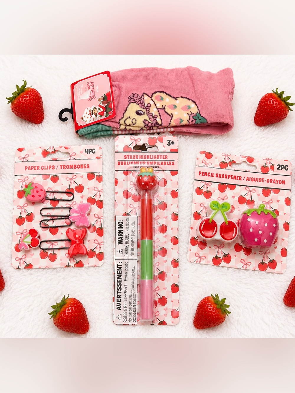 Strawberry-Themed Set nwt